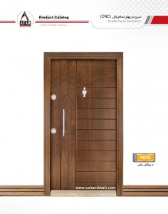 درب ضد سرقت CNC روکش چوب درب ضد سرقت CNC روکش چوب